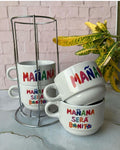 Mug Apilable x4